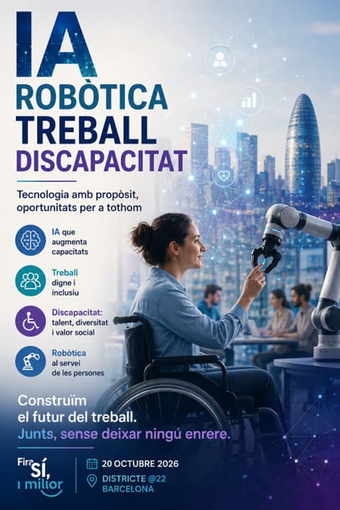 Programa Fira Sí, i millor 2026 — IA, Robòtica, Treball i Discapacitat