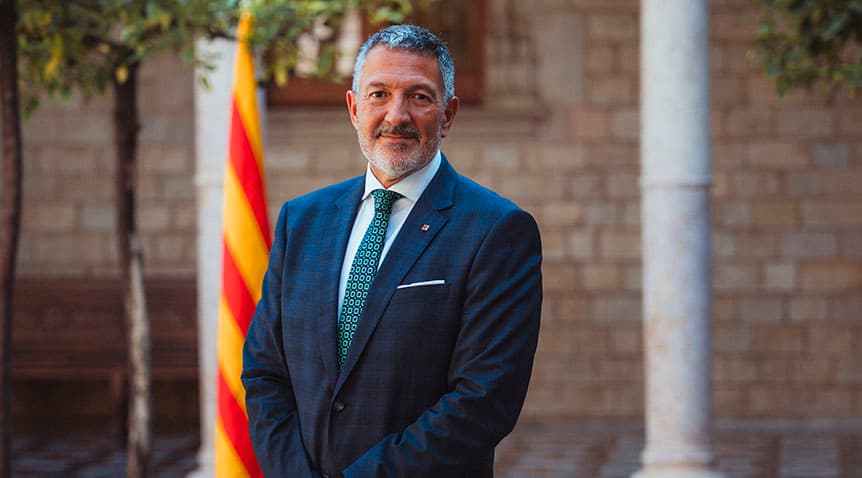 Hble. Miquel Sàmper, conseller d'Empresa i Treball de la Generalitat de Catalunya